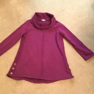 Habitat Purple Cowl Neck Sweatshirt/Sweater